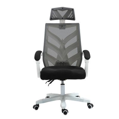 CF2985 Πολυθρόνα Γραφείου Διευθυντή, Άσπρο - Mesh Μαύρο